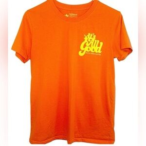 ✌️Dutch Bros It's All Good Orange Tee Unisex X-Large Short Sleeve Cotton T Shirt